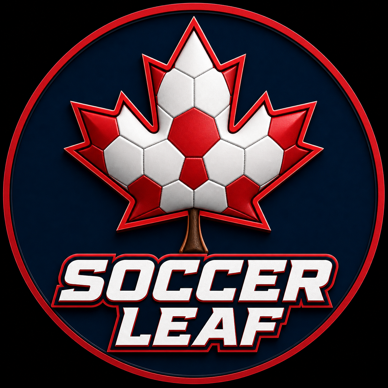 Soccer Leaf Logo